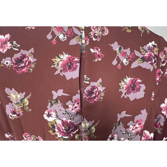 ASTR The Label XS Floral Wrap Front Mini Dress - Picture 5 of 9